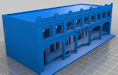 Download the .stl file and 3D Print your own Small Town Building 5 Gallery N scale model for your model train set from www.krafttrains.com.